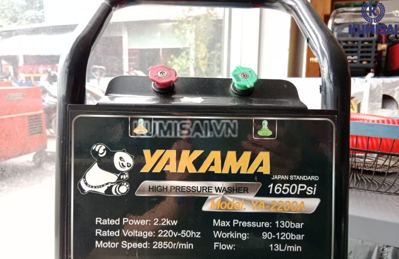 Máy rửa xe cao áp Yakama YA-2200