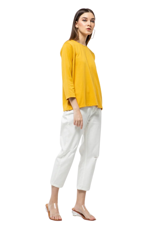 Back Button Blouse.