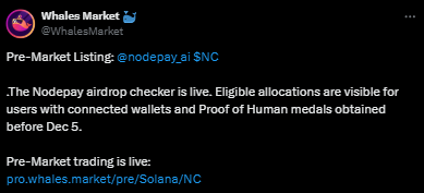Nodepay Premarket Listing 