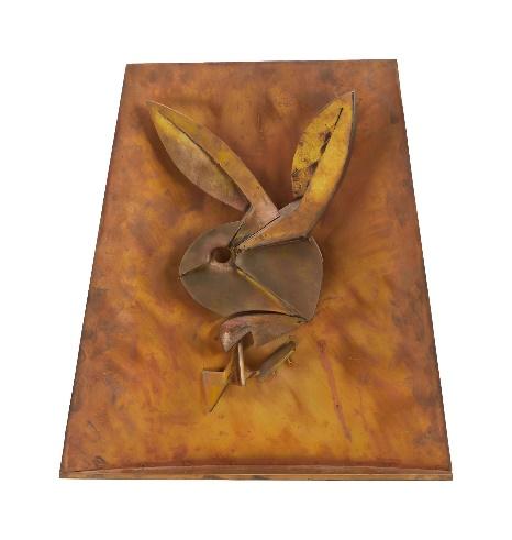 Playboy | Richard Hunt Rabbit Head Logo Bronze Sculpture