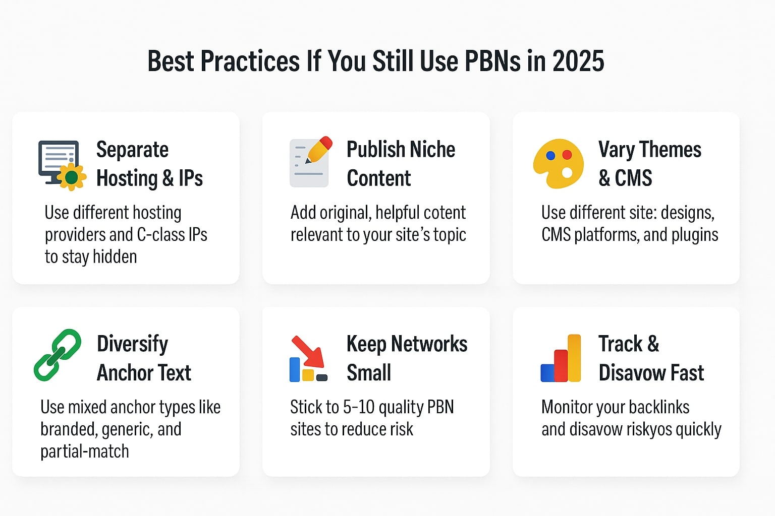 Best Practices By T-RANKS To Use PBNs in 2025