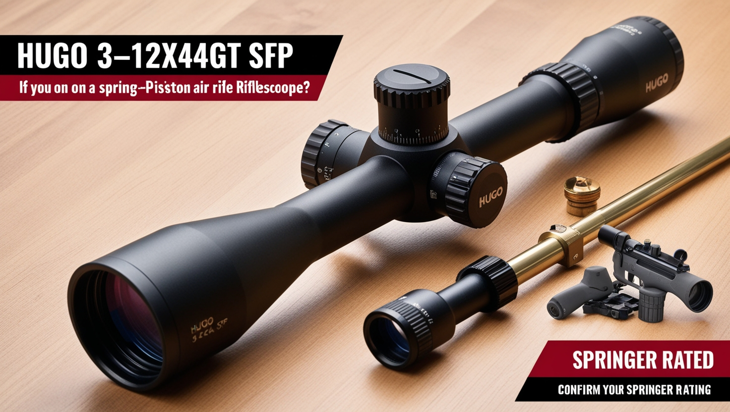 Hugo 3-12x44GT SFP Riflescope Is It Springer Rated