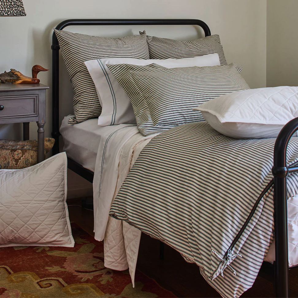 Our Ella Embroidered Pillowcase Set is made from our signature cotton and offers a smooth, soft surface that respects your skin