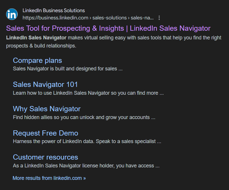 Leverage LinkedIn Sales Navigator