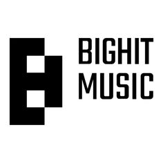 This contains an image of the bighit music logo shown in black and white