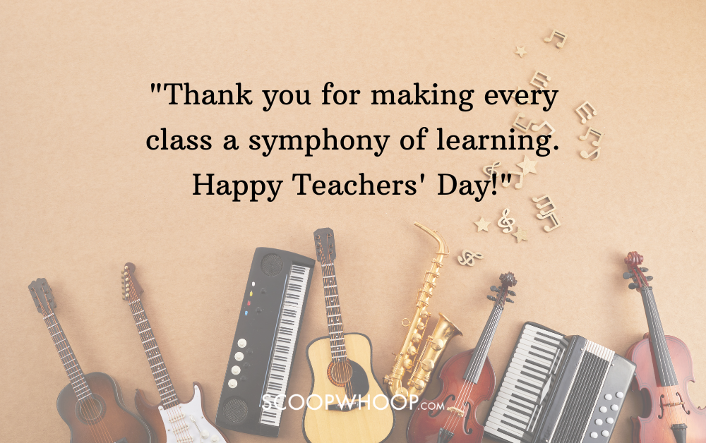 happy teachers day wishes for music teacher