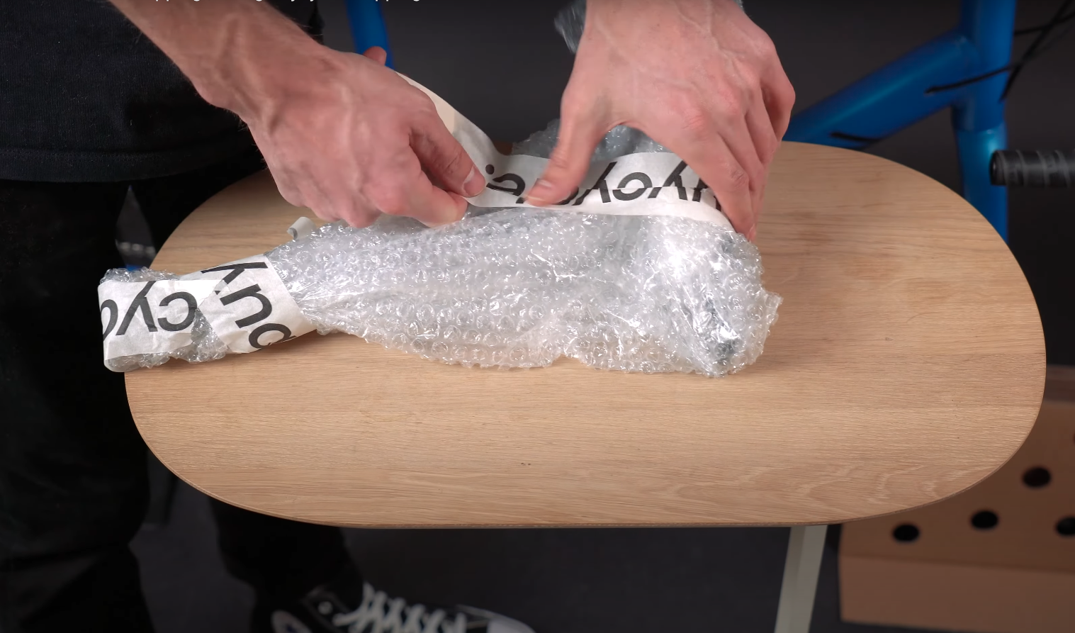 How to pack your bike: Small box