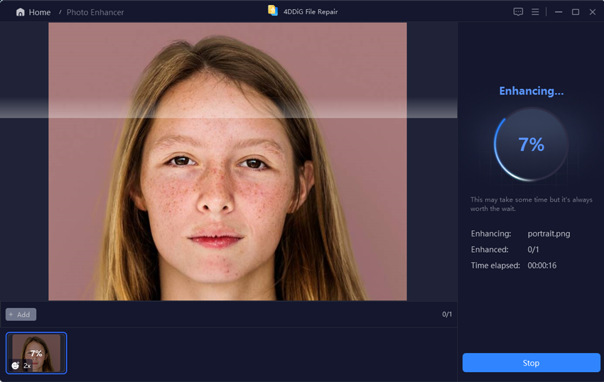 build face model to retouch photo and remove blemish