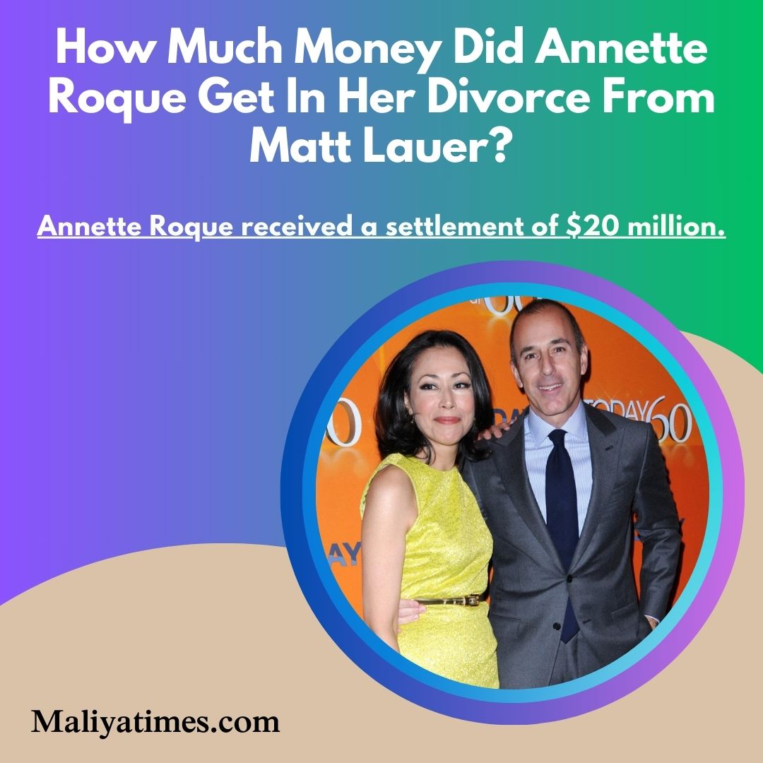 How Much Money Did Annette Roque Get In Her Divorce From Matt Lauer