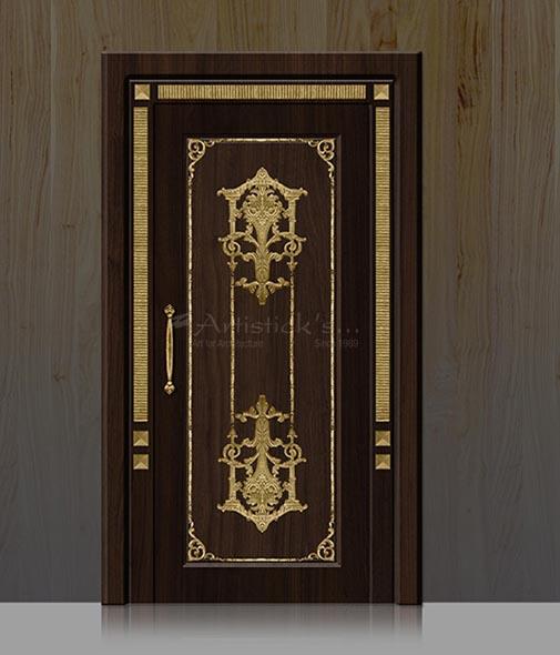 Brass Main Door Design | Front Door Embellishment - Artisticks