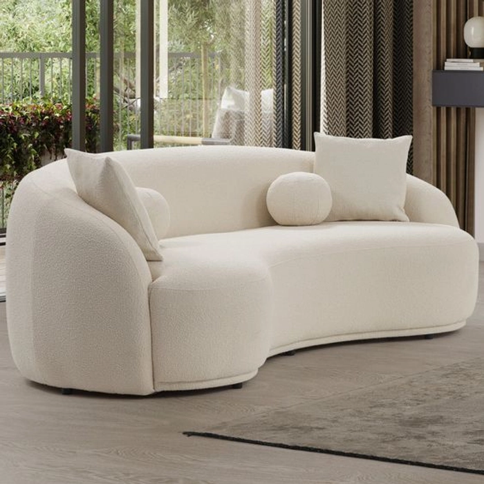 White Italian sofa