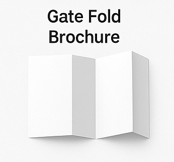 illustration of Gate Fold Brochure 