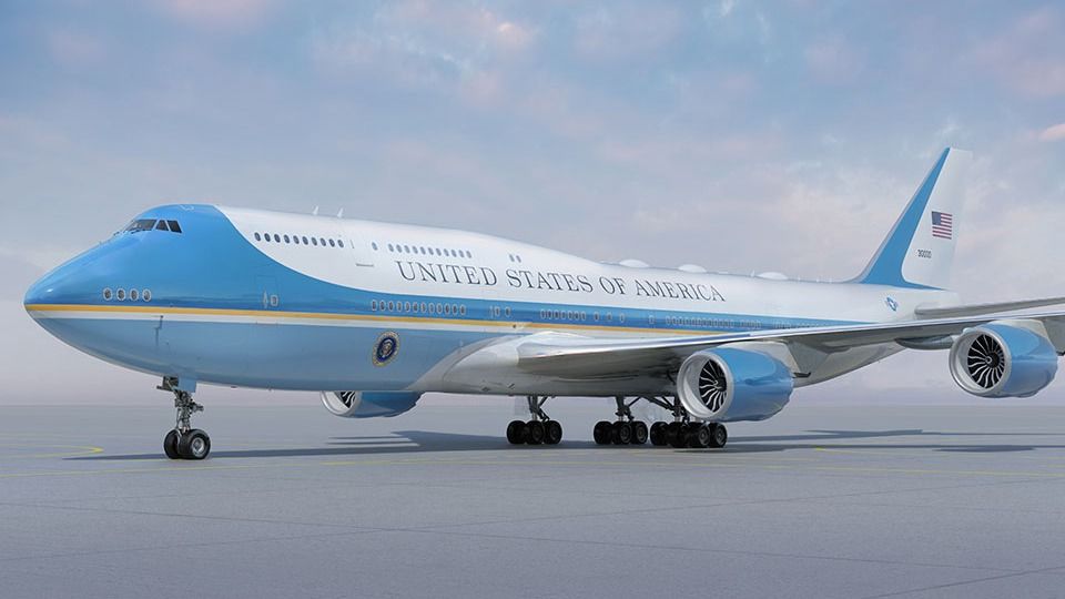 Boeing VC-25B Air Force One rendering