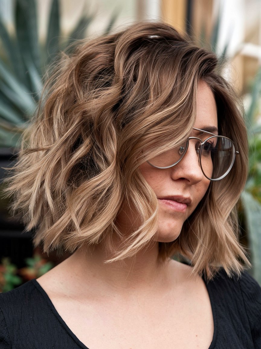 18. Wavy Textured Bob