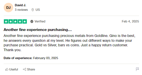 review 2 of Goldline 