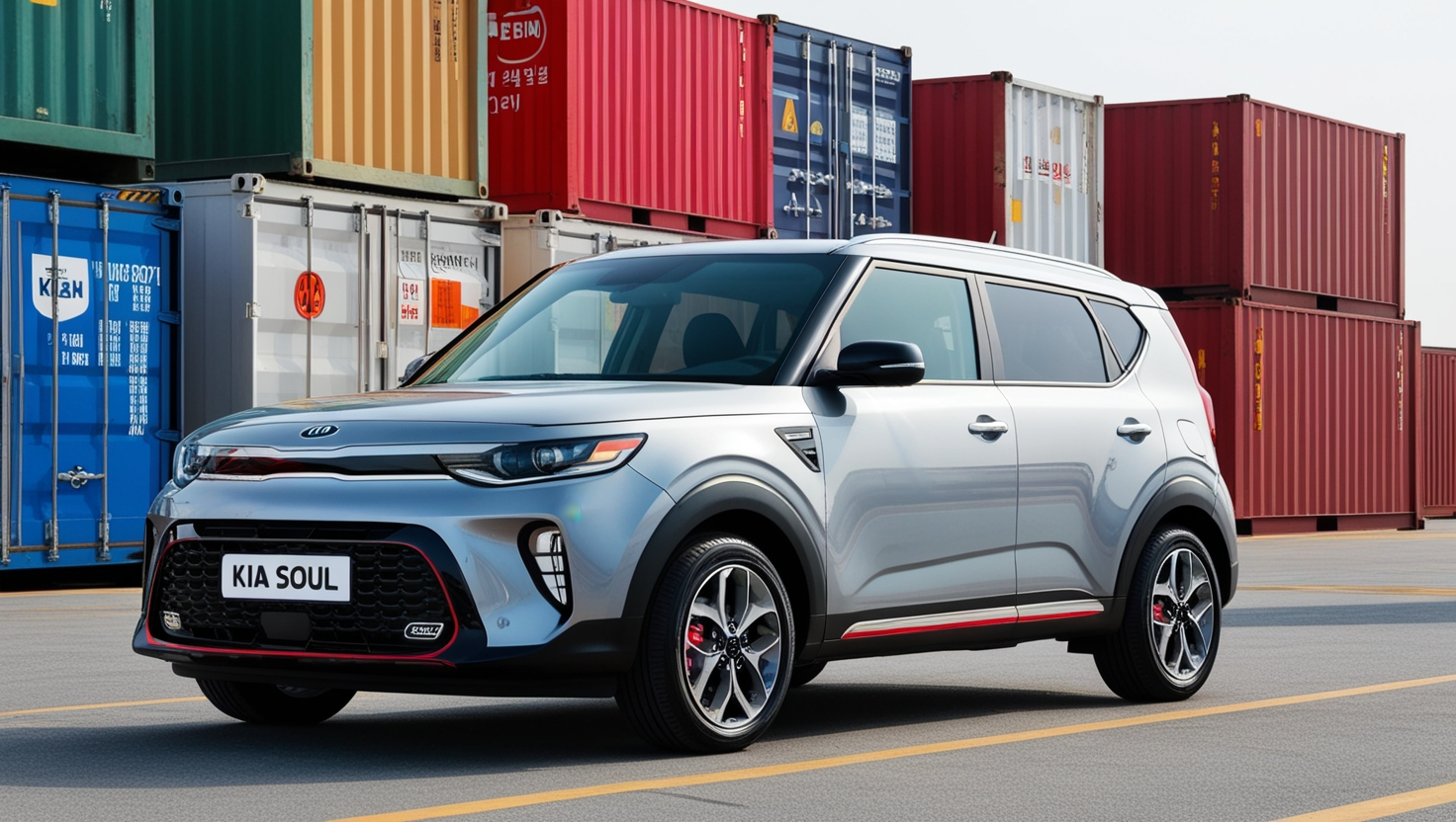 ﻿2.0 Kia Soul Korea Export Container Enginshipping E