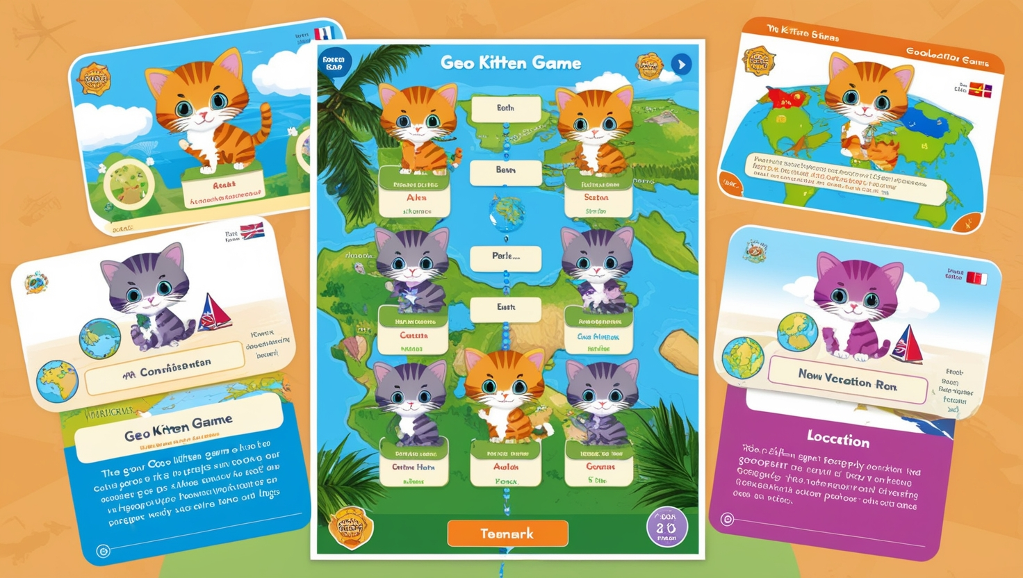 Geo Kitten Game