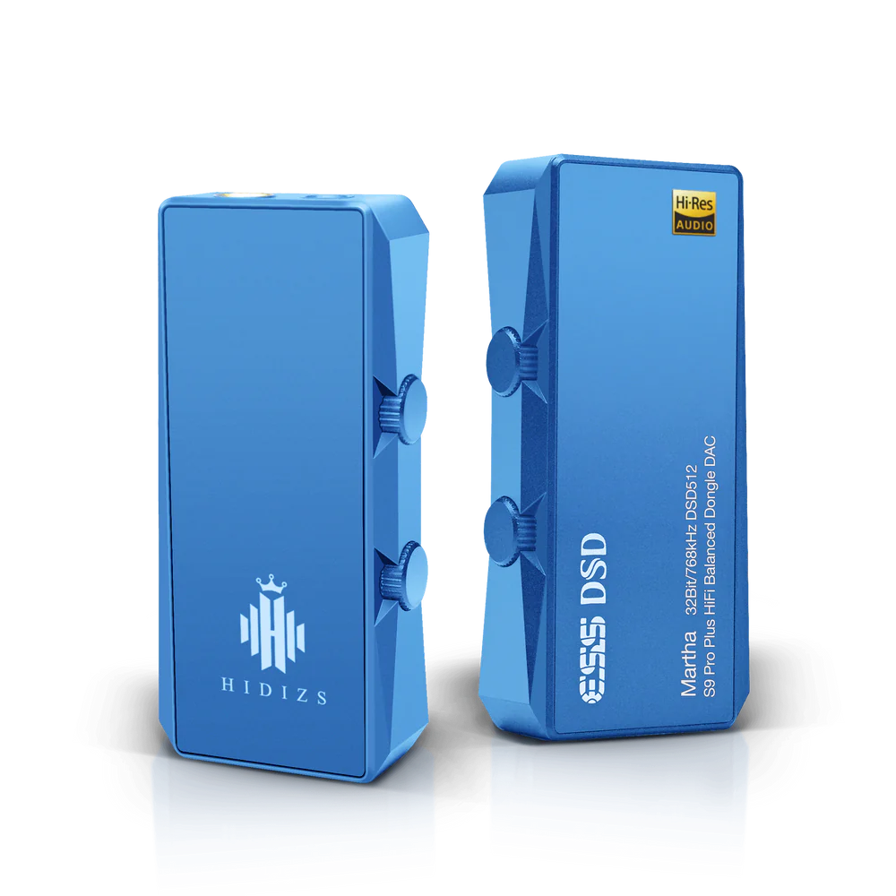 Hidizs S9 Pro Plus “Martha” DAC/AMP in blue color.