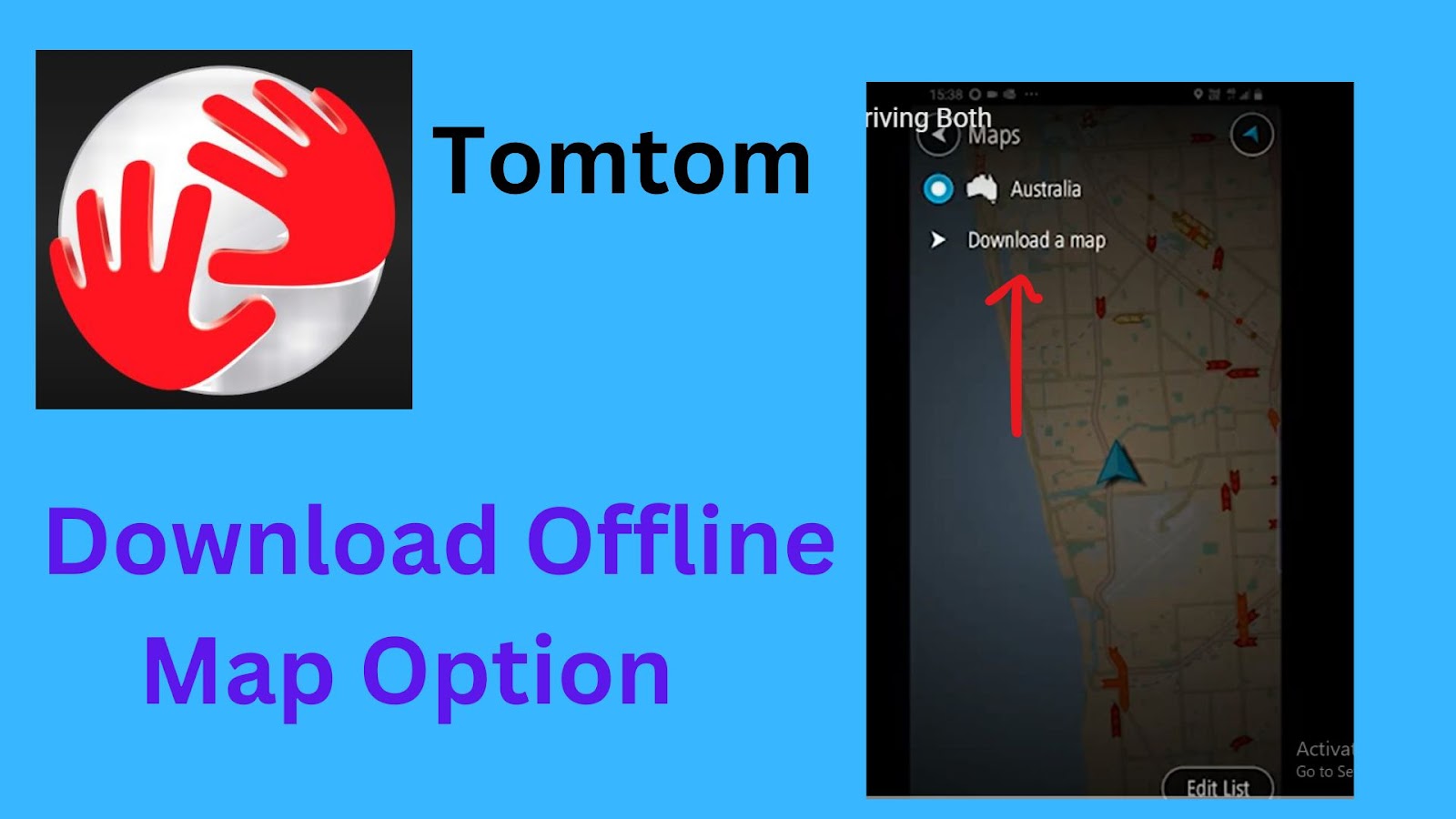 TomTom Downloading Offline Maps 