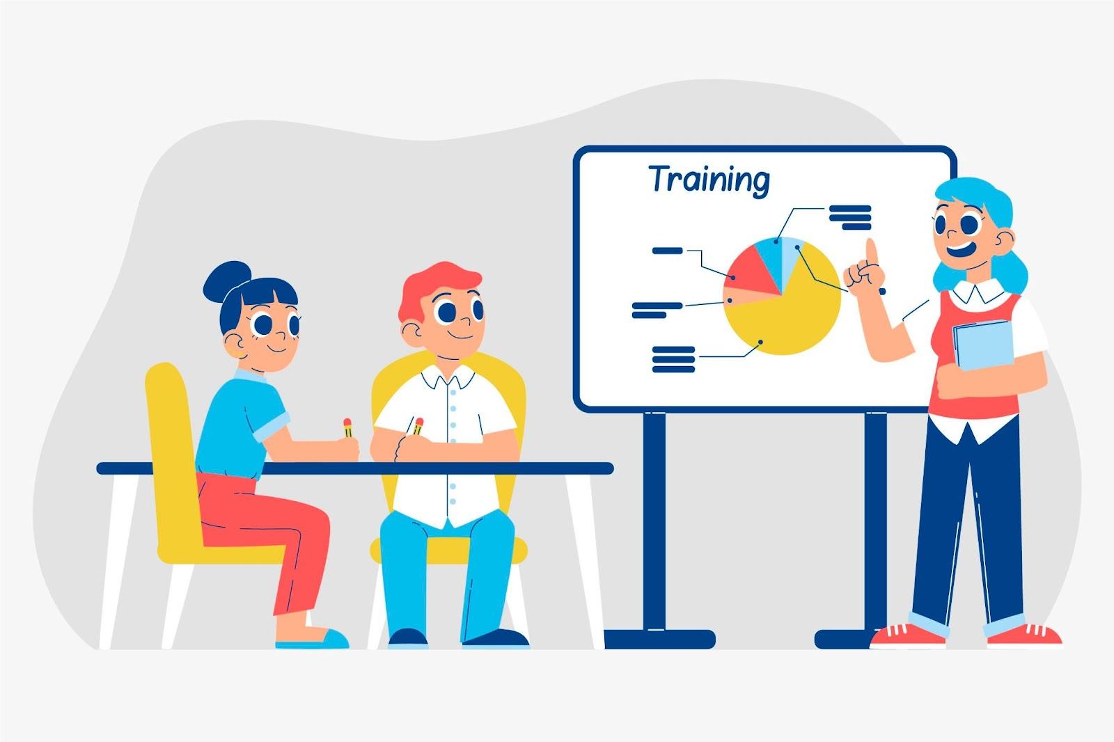 ai talking head videos for training