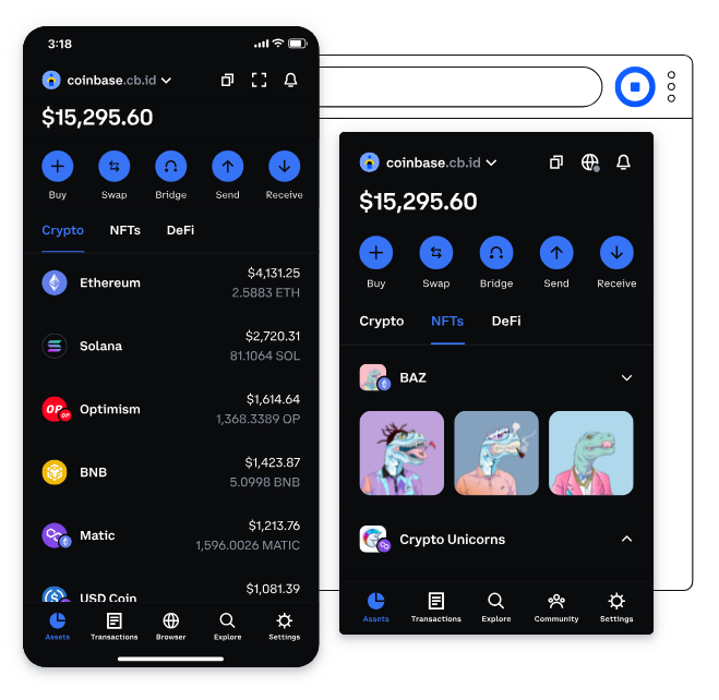 Plataforma de trading Coinbase