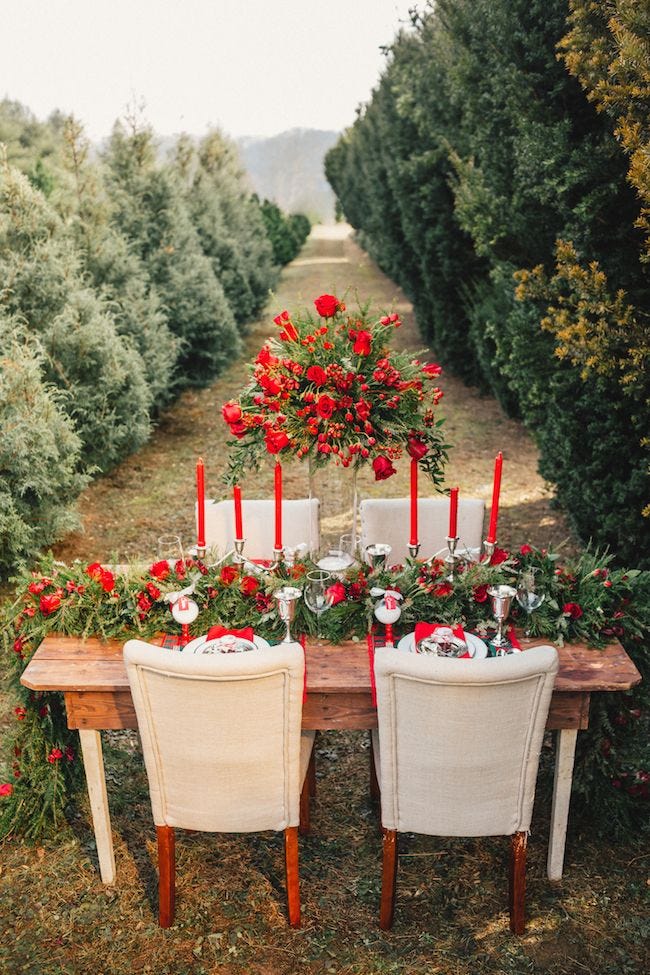 red and green garland centerpiece diy christmas centerpieces