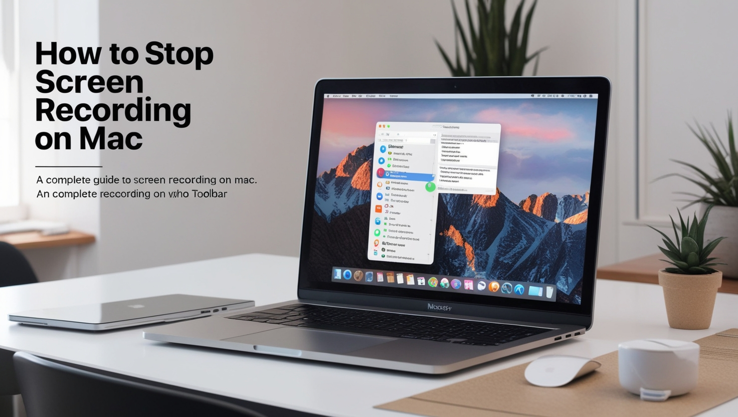 How to Stop Screen Recording on Mac