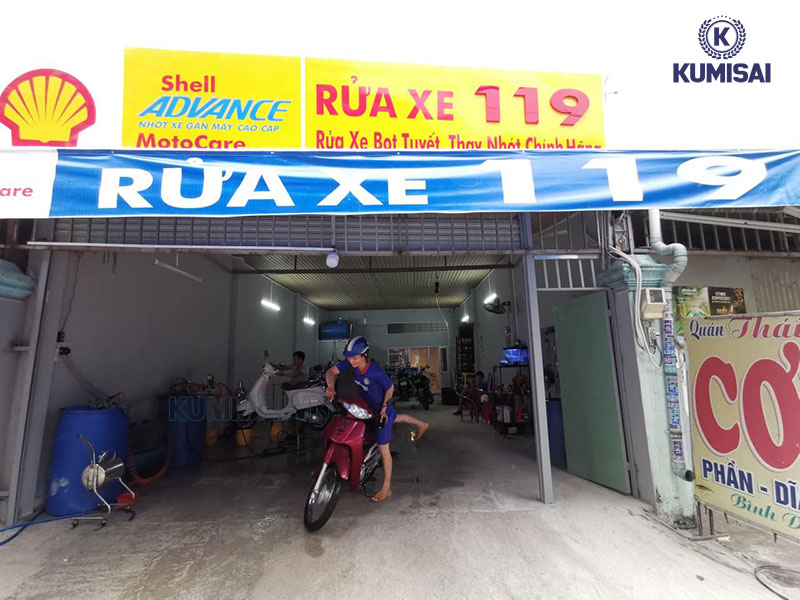 Rửa xe máy quận 9, rửa xe bọt tuyết quận 9 - TPHCM