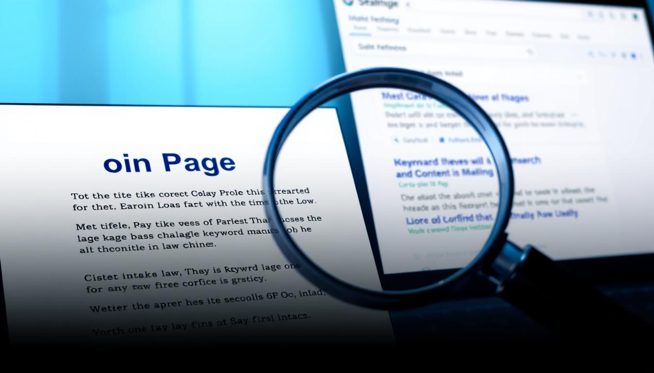 on-page SEO elements