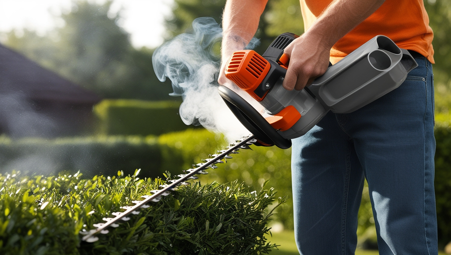 Black Decker LHT 2436 Hedge Trimmer Smokes and Stops