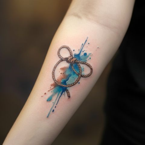 Lasso Rope Tattoo