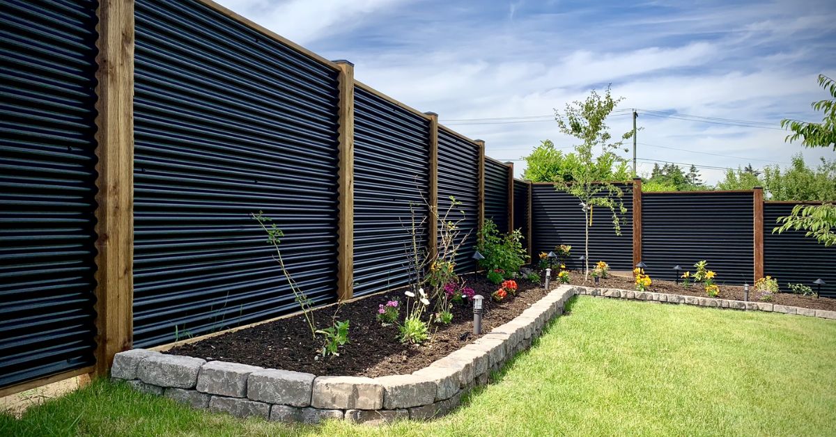 Corrugated Metal Fences