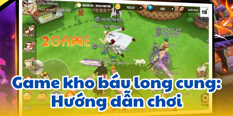 Game kho báu long cung: Hướng dẫn chơi