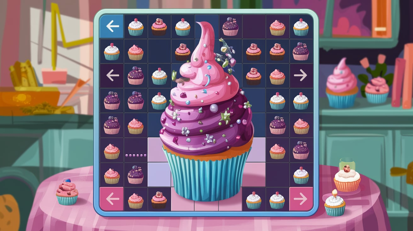  2048 Cupcake Game