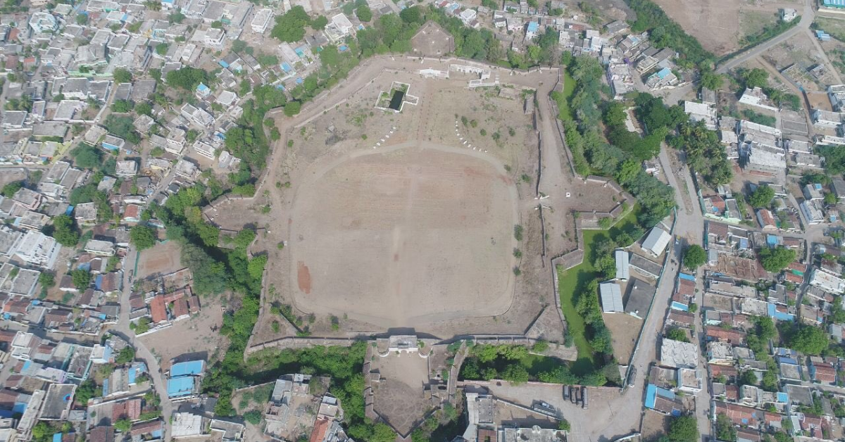 Jagtial Fort top view
