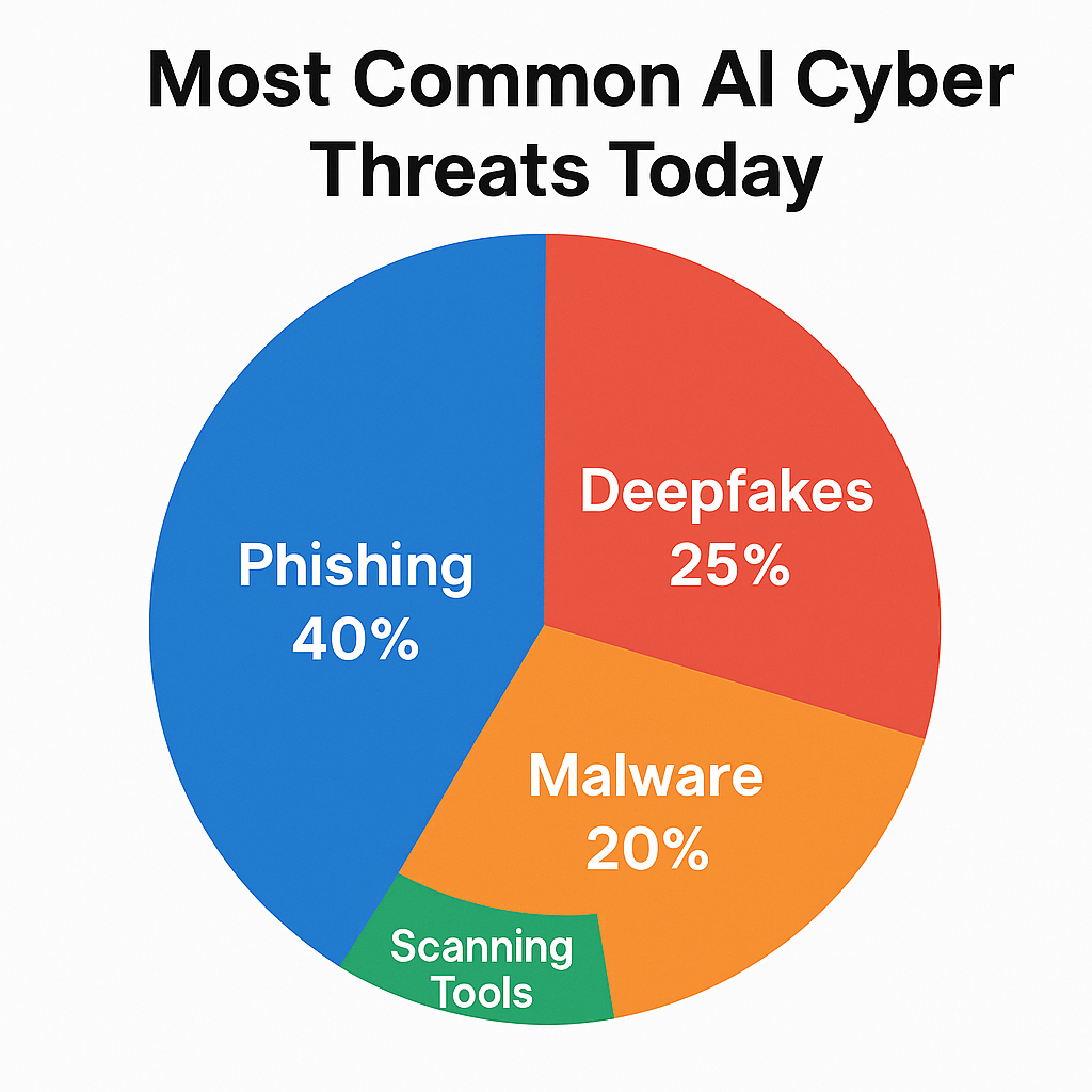   Visual: Most Common AI Cyber Threats Today