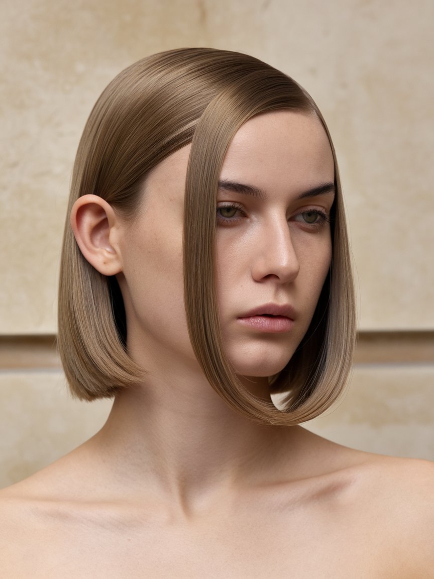 38. Sleek Straight Pixie for Fine Hair