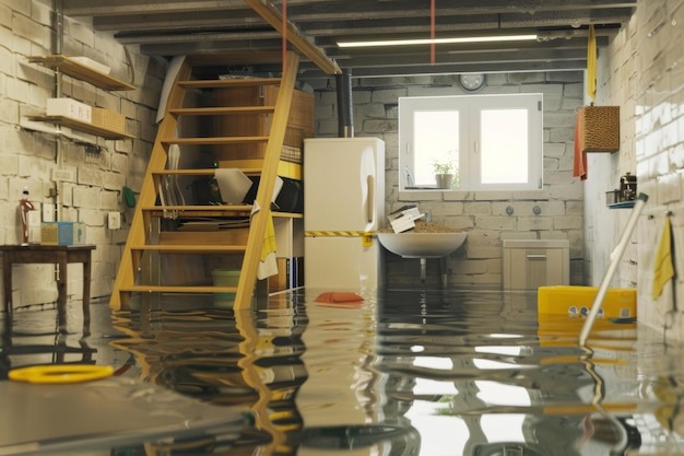 basement flooded what to do