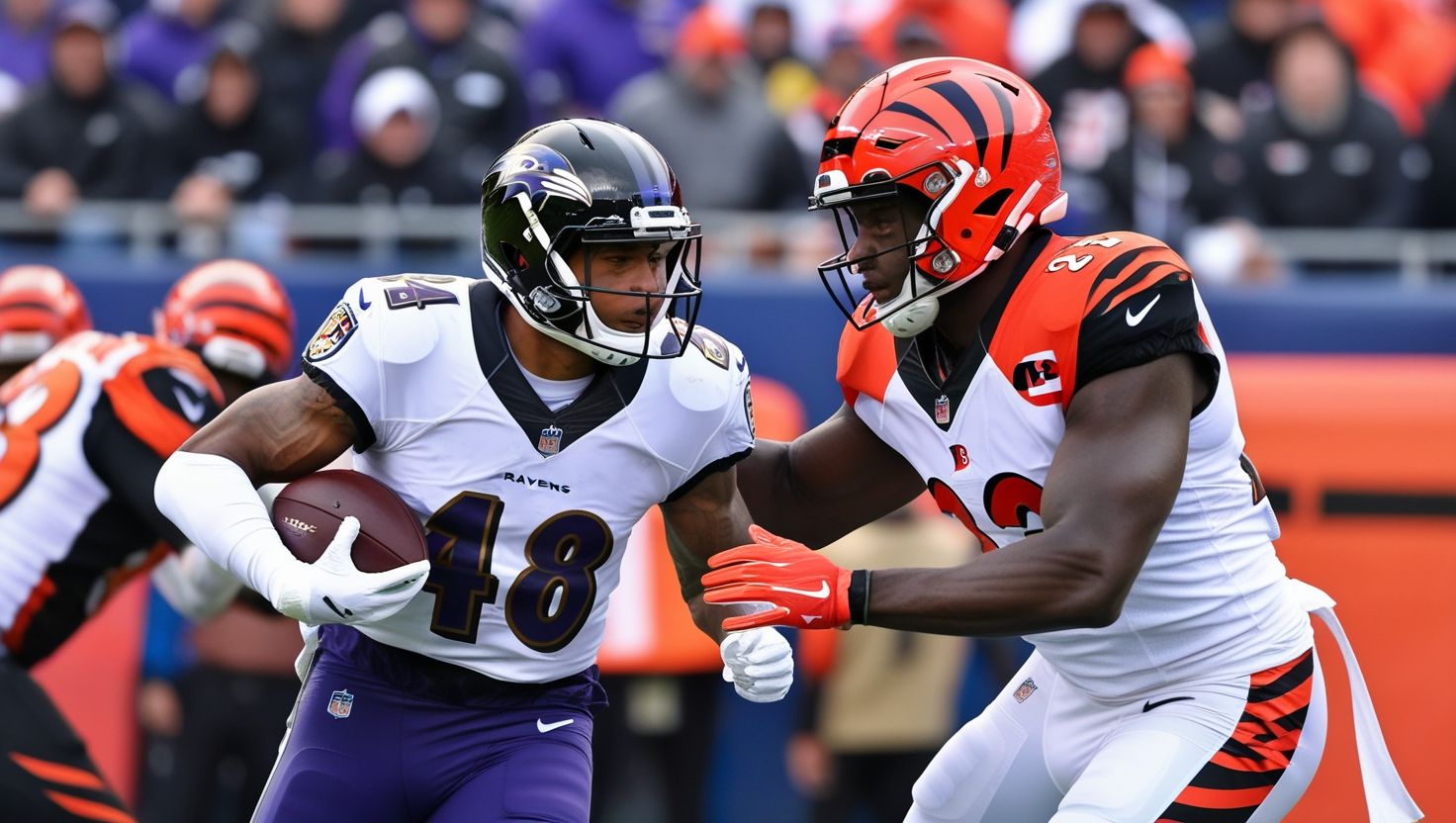 Baltimore Ravens vs Bengals Match Player Stats