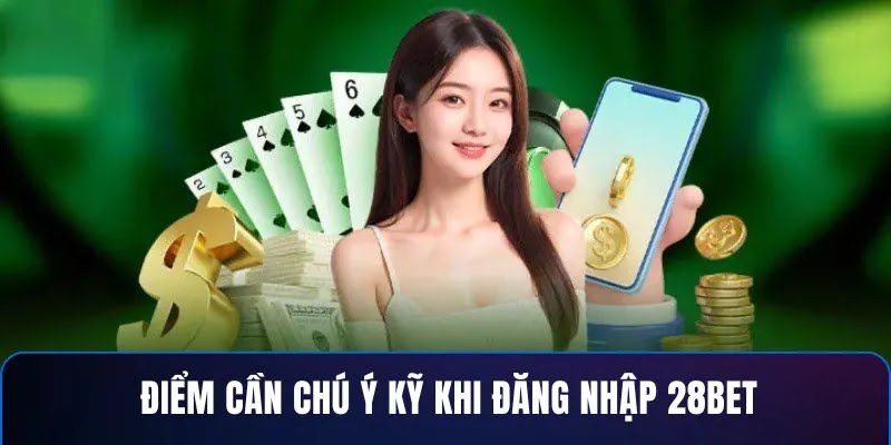 Điểm cần chú ý kỹ khi đăng nhập 28BET