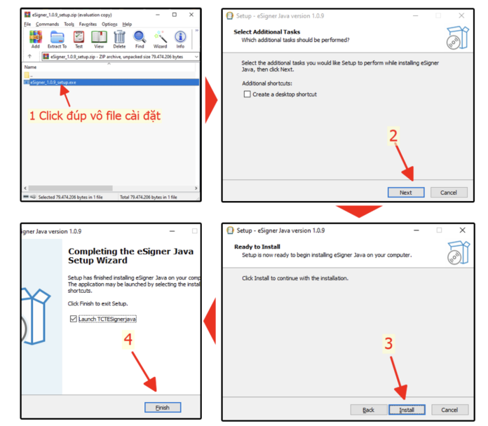 cài đặt plugin chữ ký số eSigner trên trang thuế điện tử