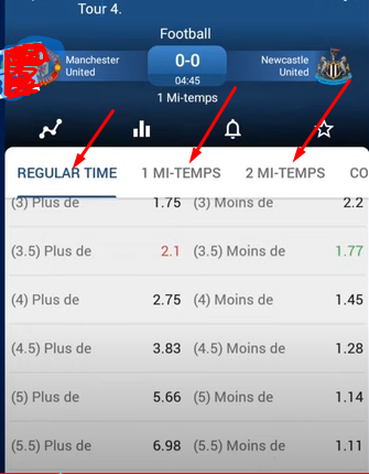 Suivre le statut du pari 1xbet