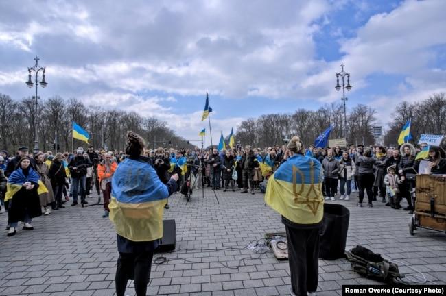 Акція українських біженців у Німеччині