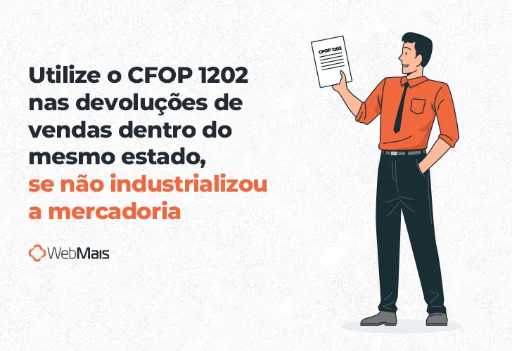 Quando utilizar o CFOP 1202