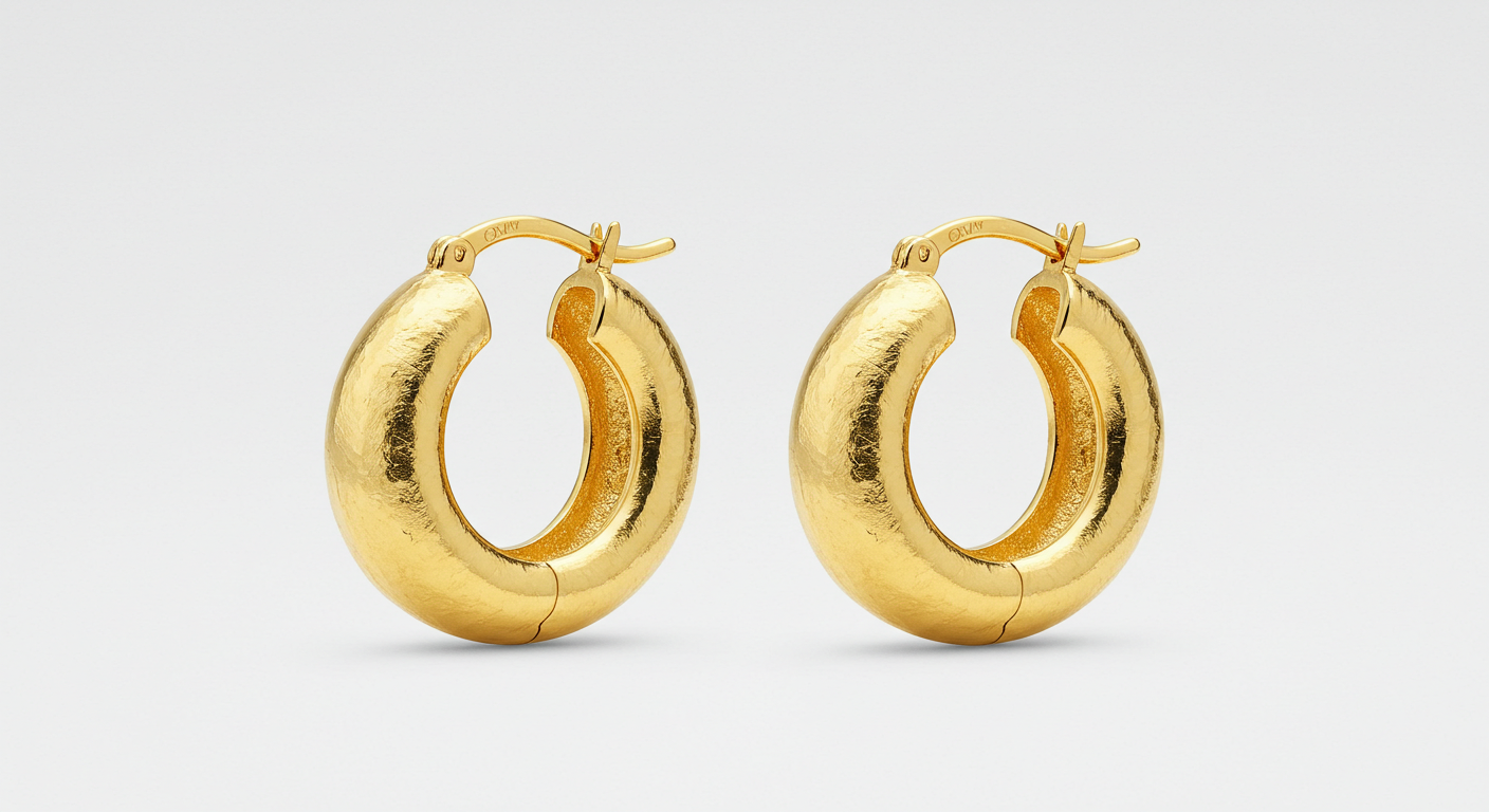 Gold Hoop Earrings NYC