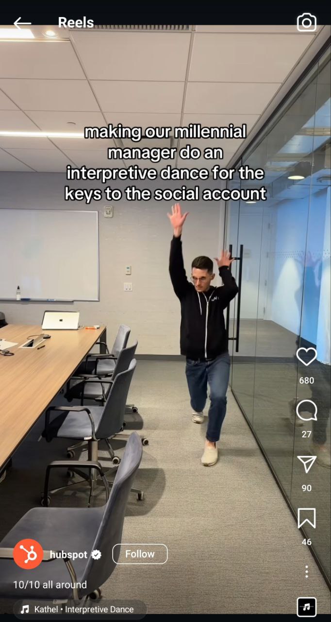 Hubspot instagram