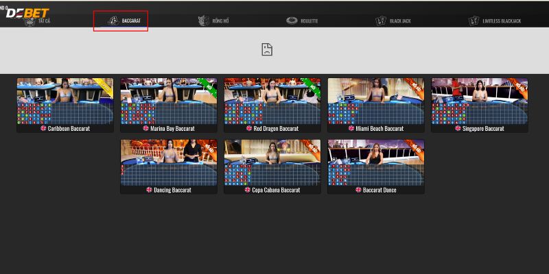 Tổng quan về Baccarat tại Debet