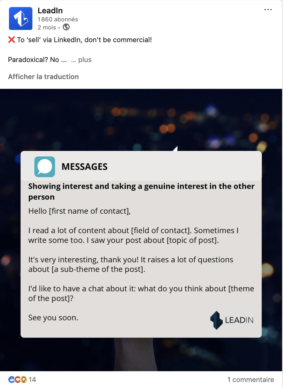linkedin sales strategy linkedin carrousel post leadin