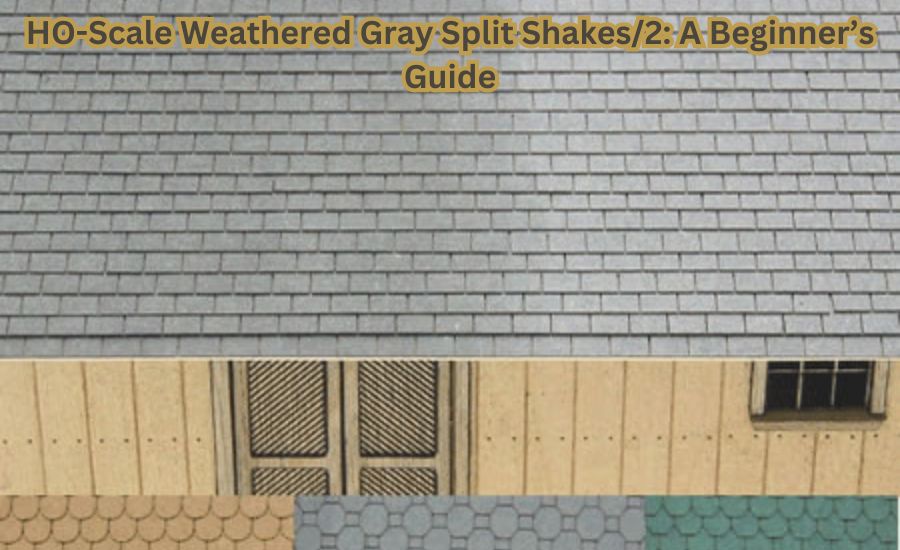 ho-scale weathered gray split shakes/2