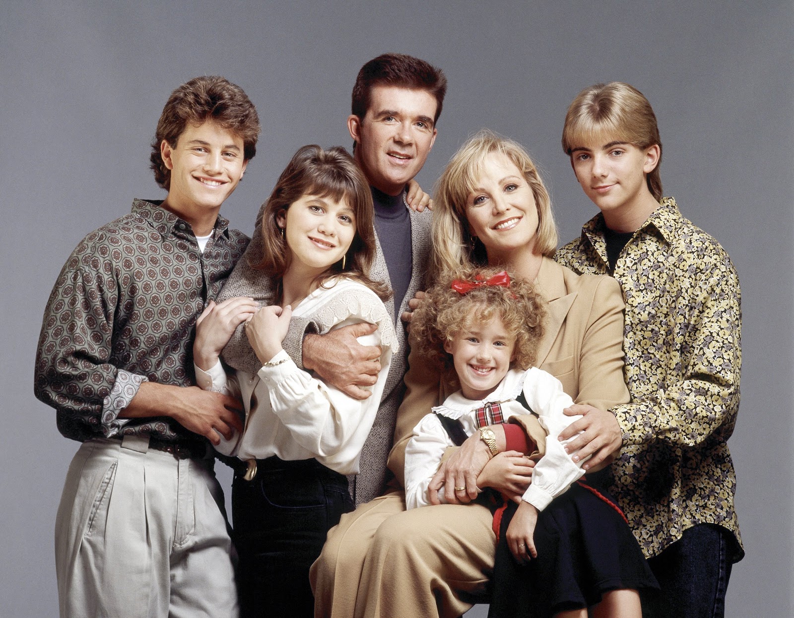 The "Growing Pains" cast in 1990  | Source: Getty Images